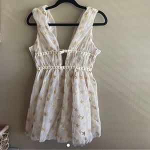 Cider - gold star dress